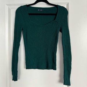 Gap Ribbed Sweetheart Sweater Size Small